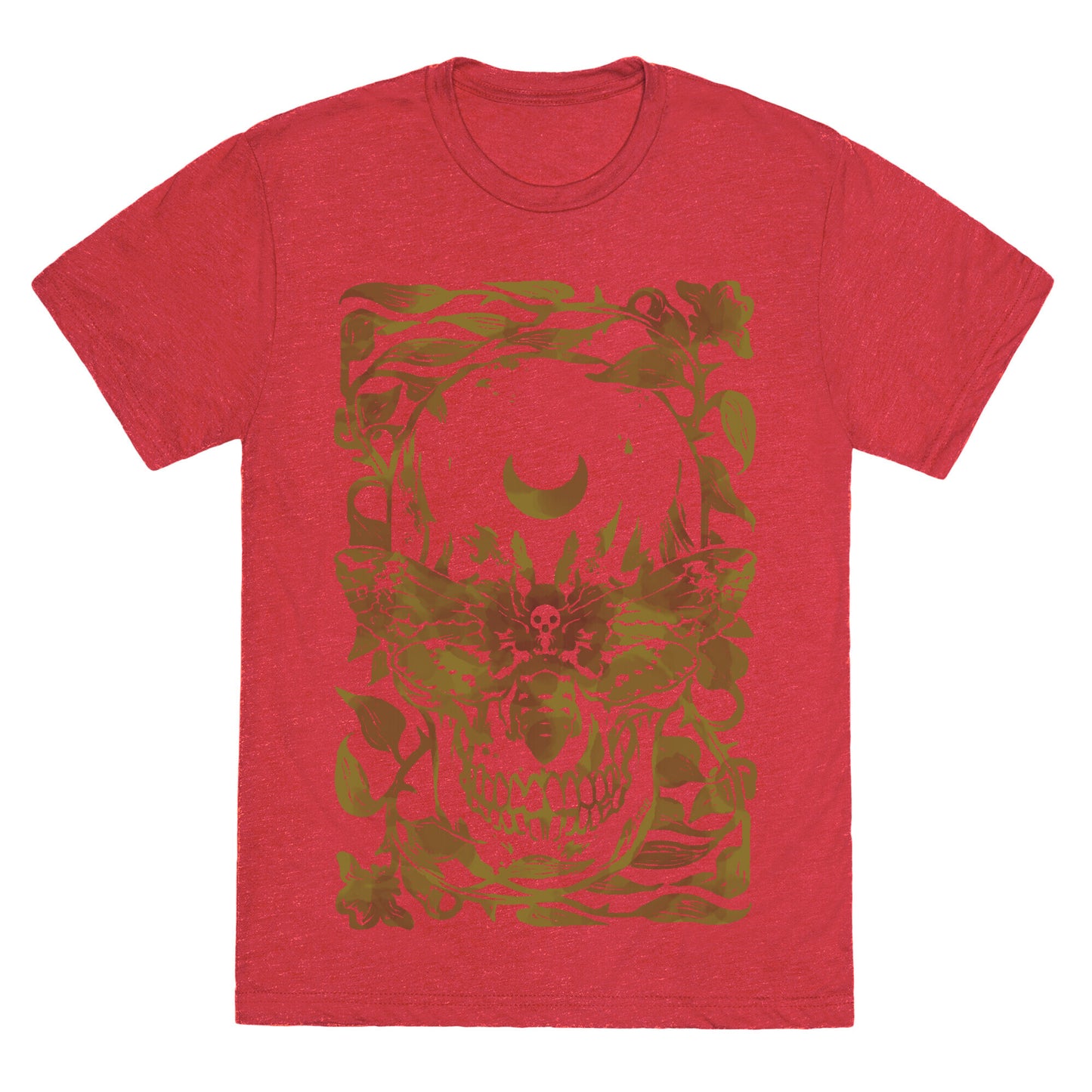 Skull Moth Unisex Triblend Tee