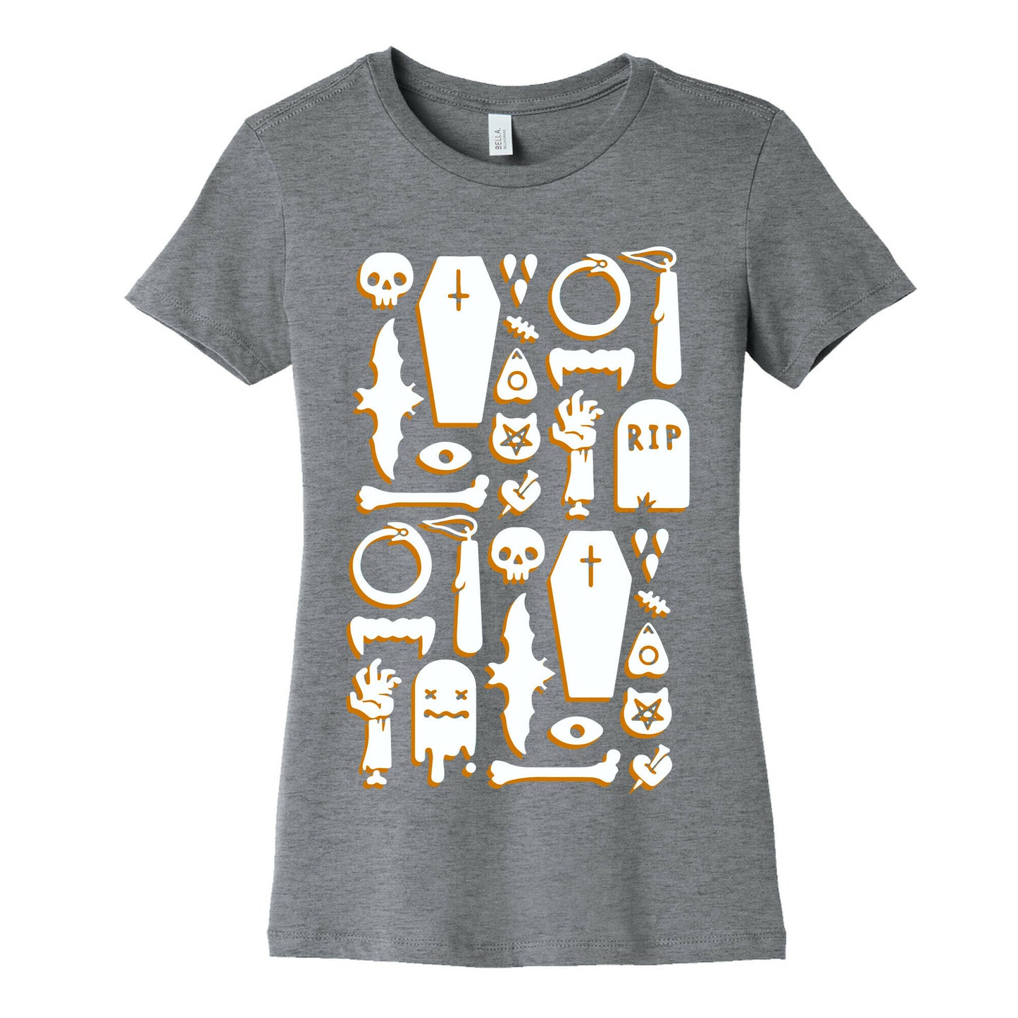 Simple Halloween Pattern Women's Cotton Tee