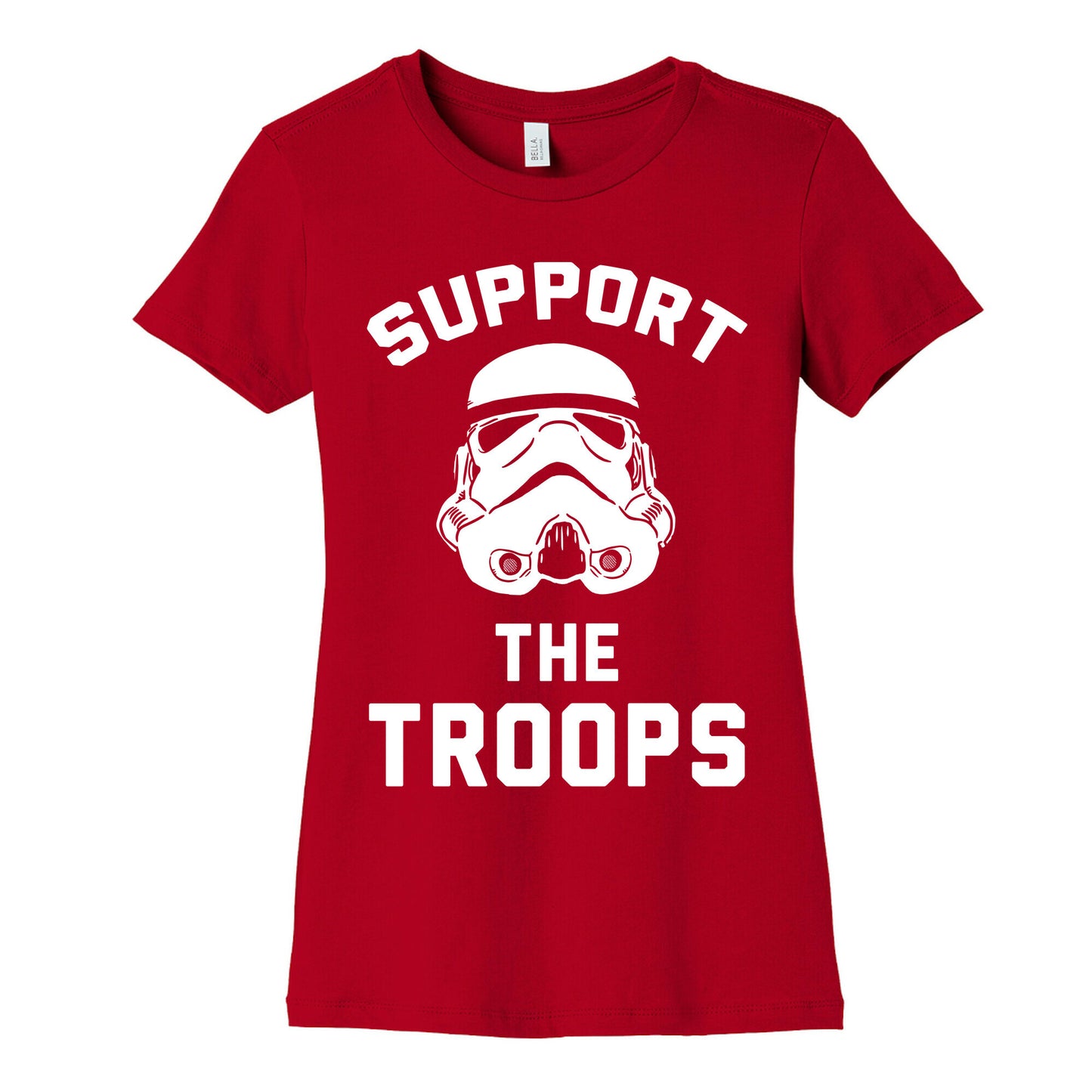 Support The Troops Women's Cotton Tee