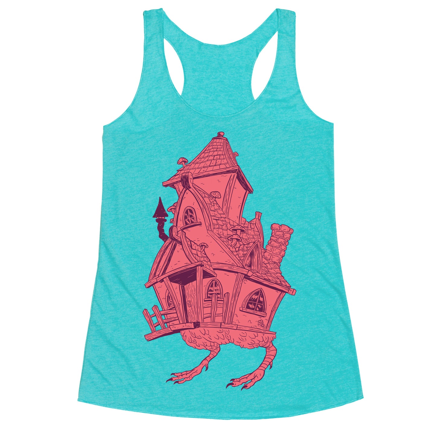 Baba Yaga's House Racerback Tank