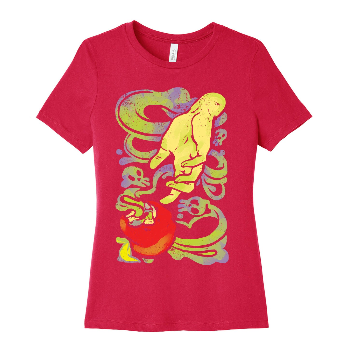 Poisoned Apple and Hand Women's Cotton Tee