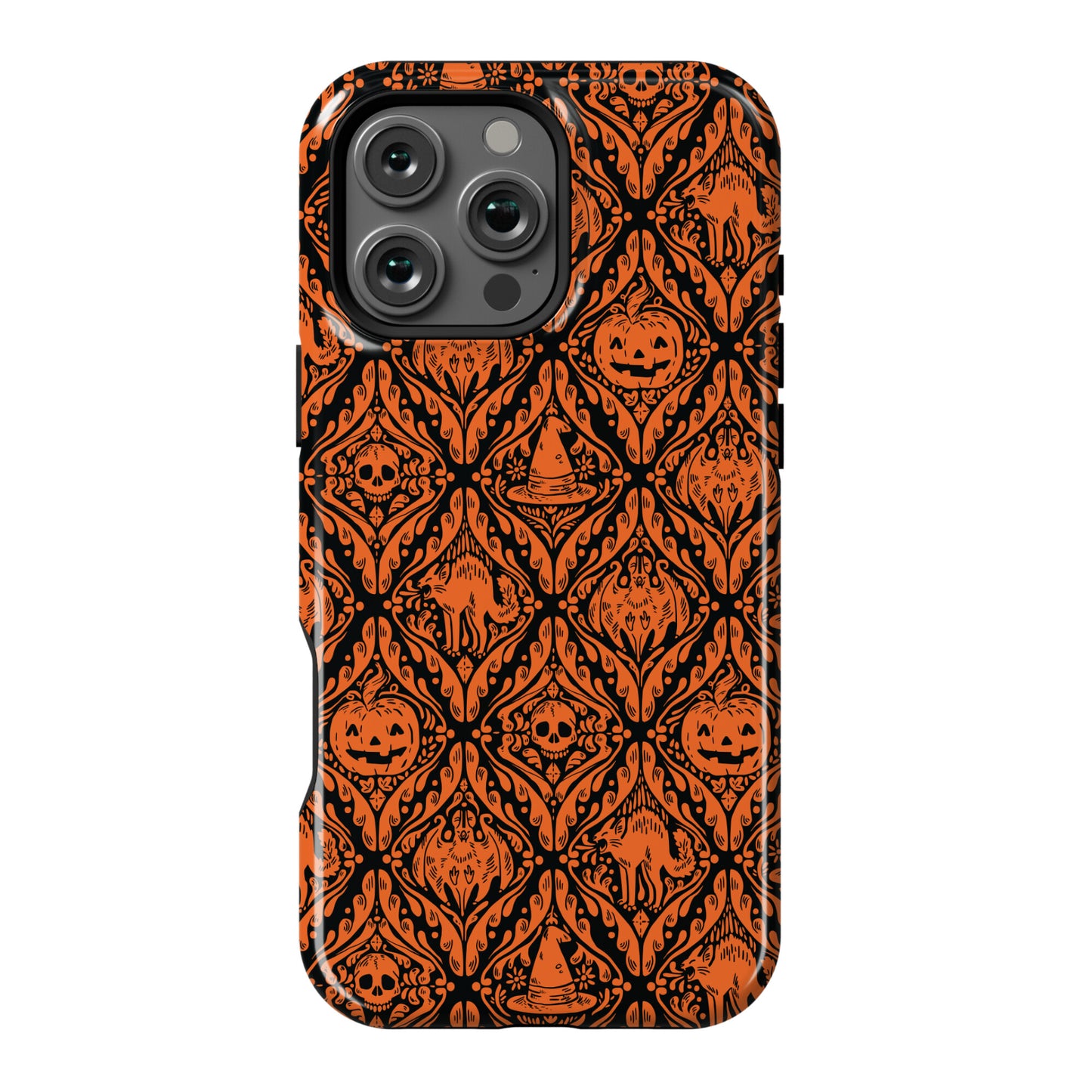 Spooky Vintage Halloween Pattern Phone Case