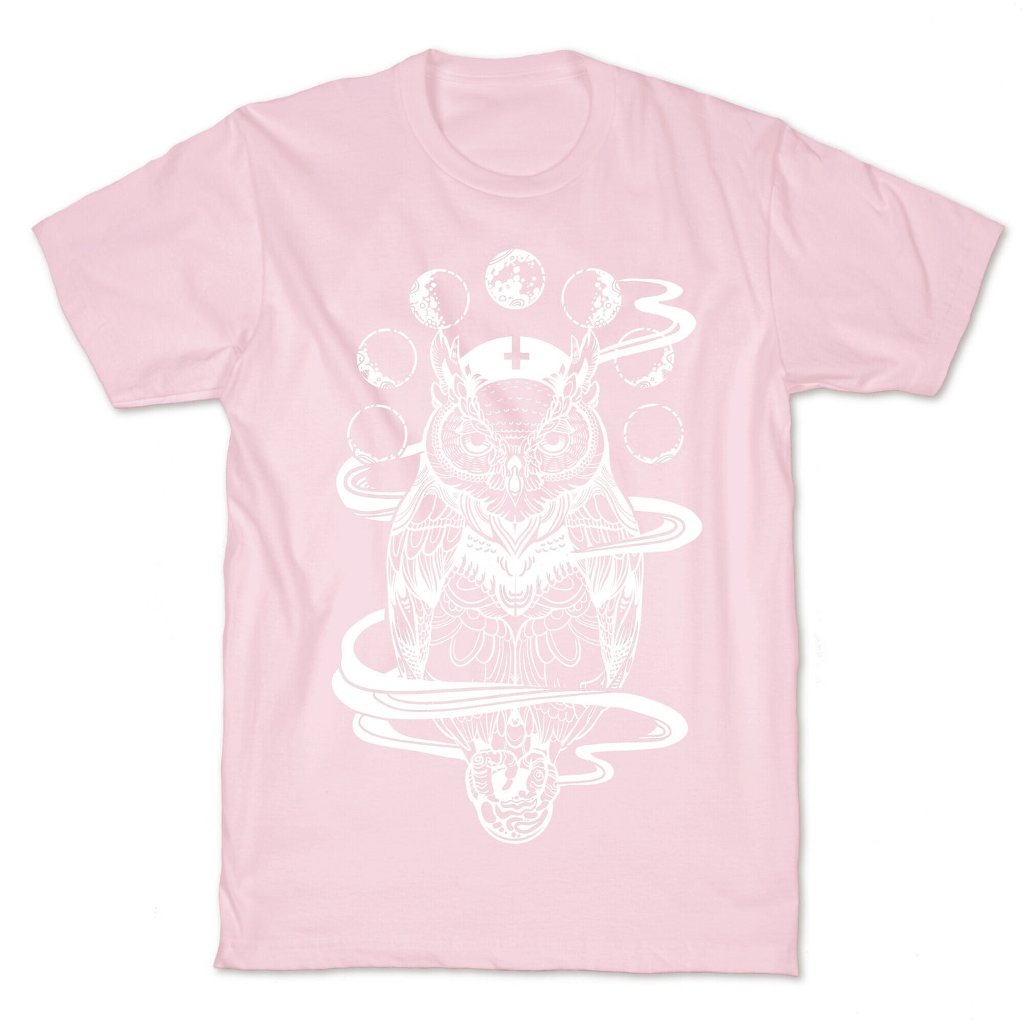 Witch's Owl Under the Phases of the Moon T-Shirt