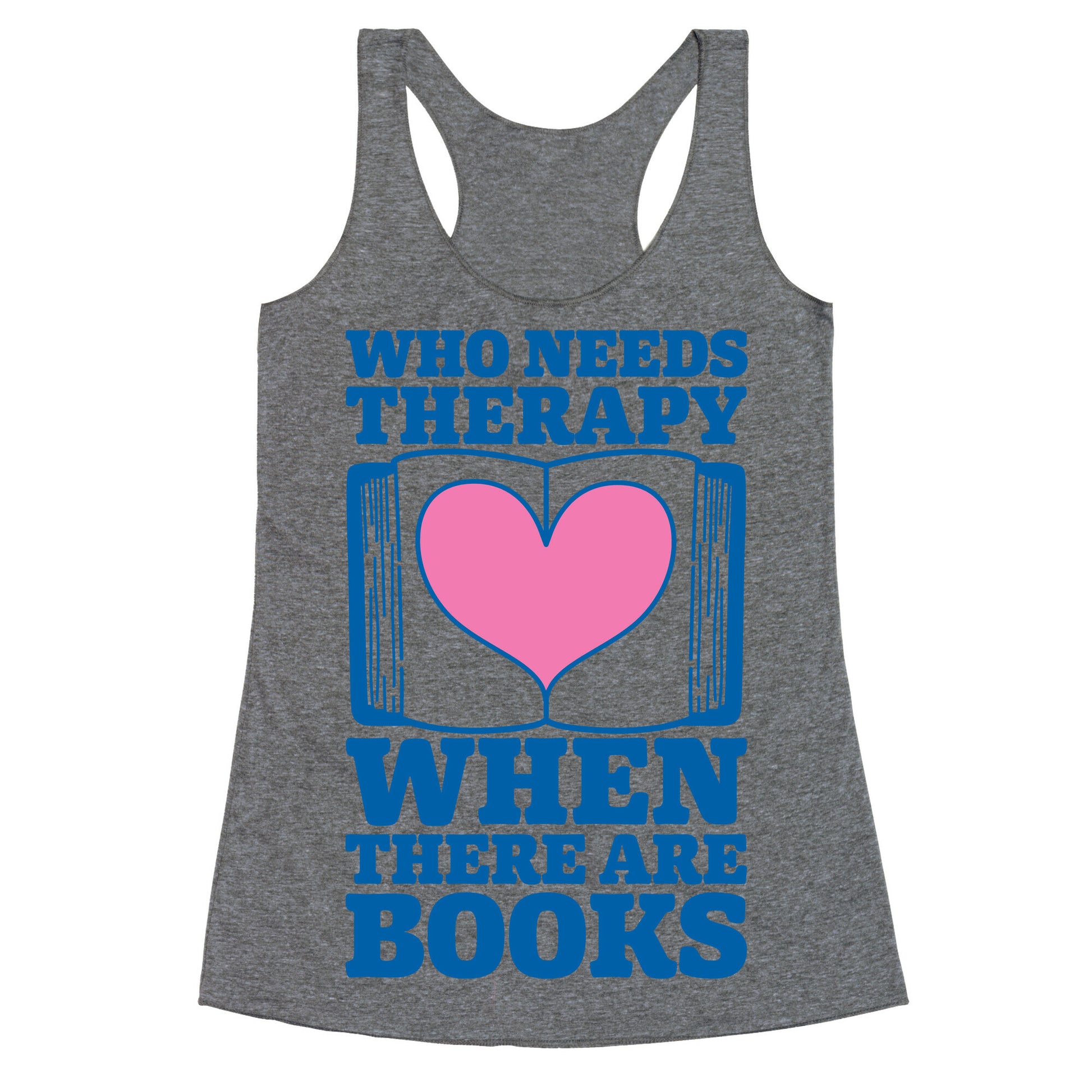 Book Therapy Racerback Tank