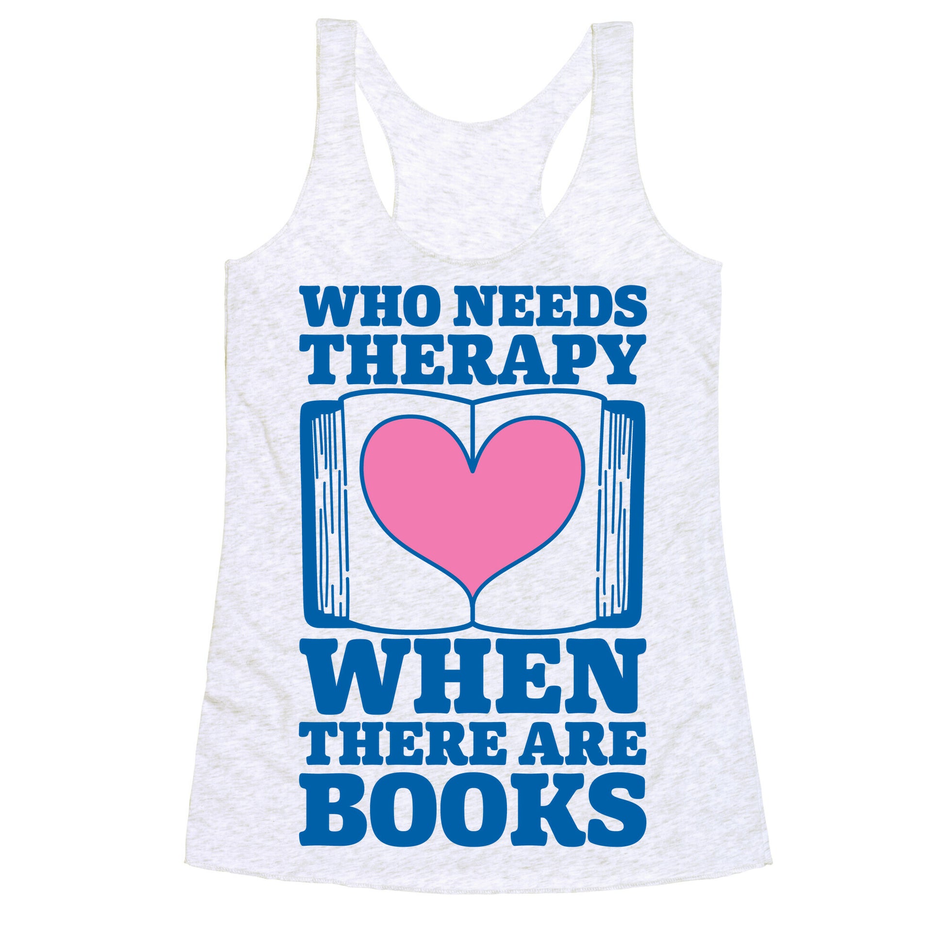 Book Therapy Racerback Tank