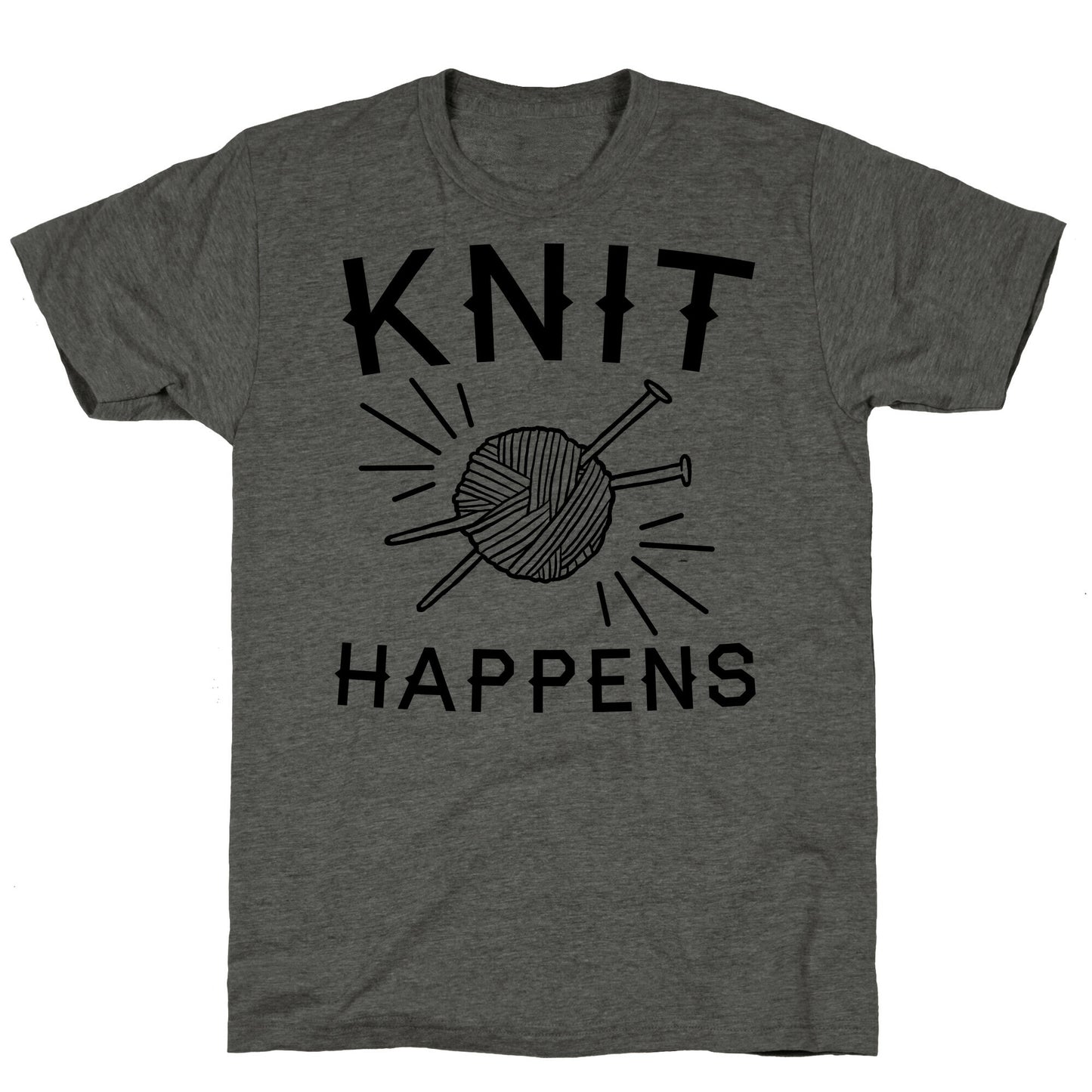 Knit Happens Unisex Triblend Tee