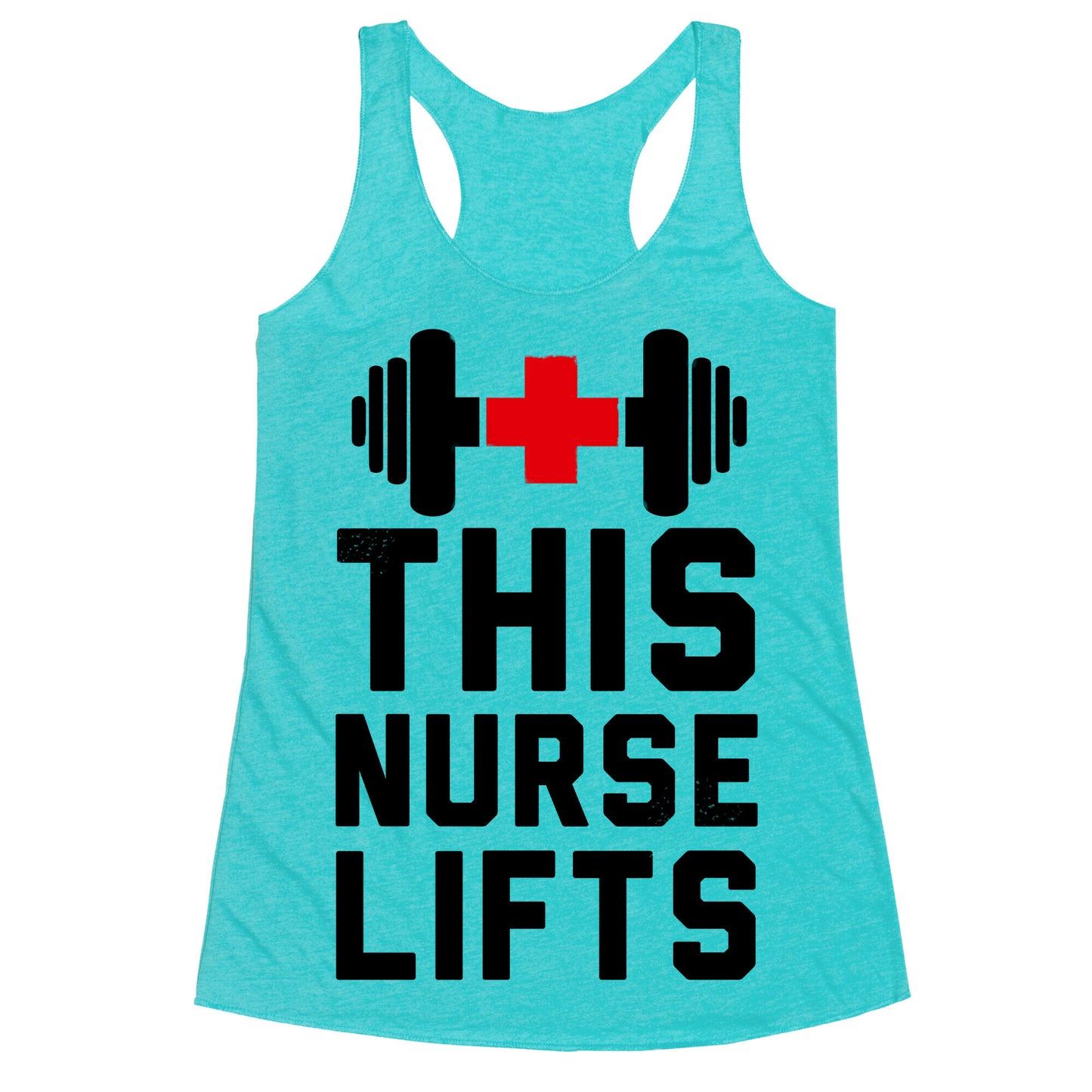 This Nurse Lifts! Racerback Tank