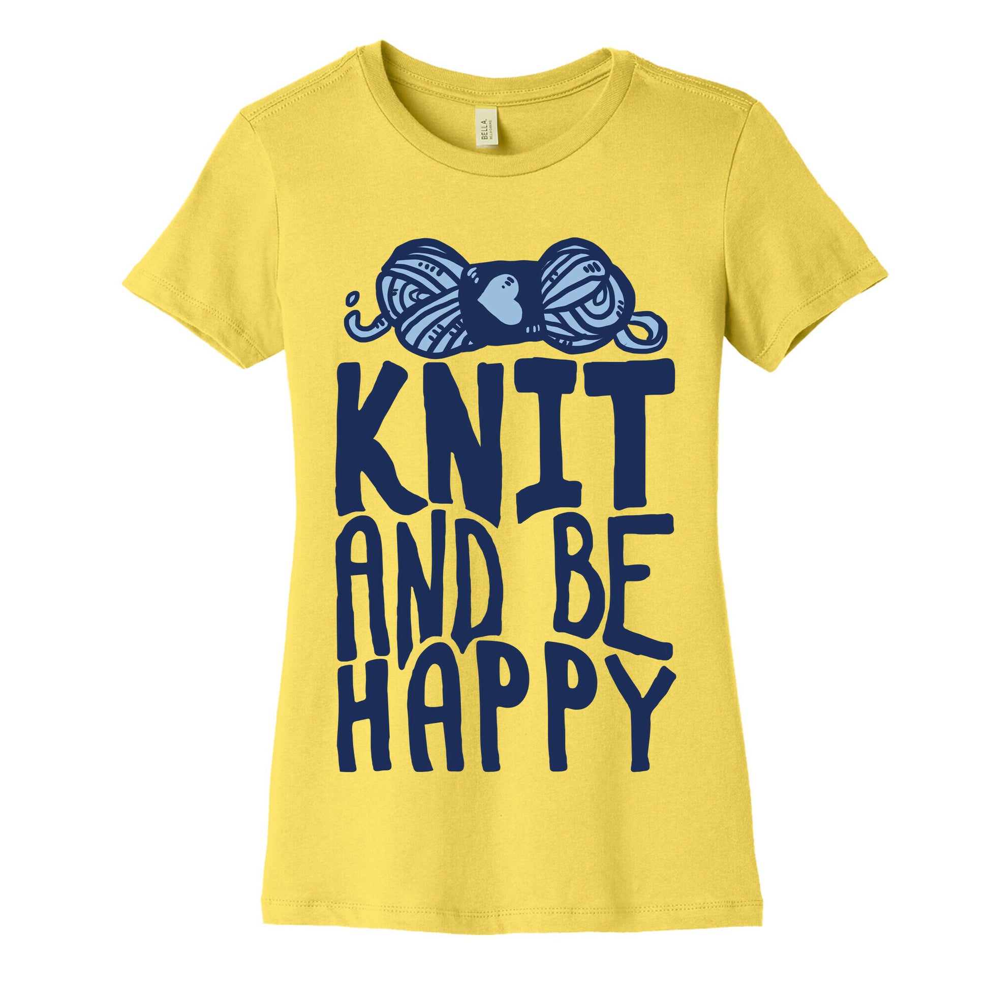 Knit And Be Happy Women's Cotton Tee
