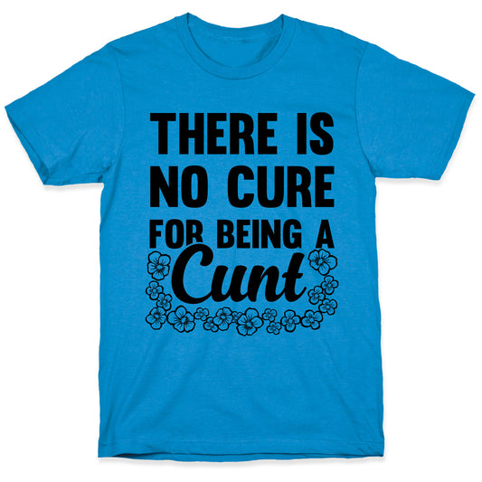 There Is No Cure For Being A Cunt T-Shirt