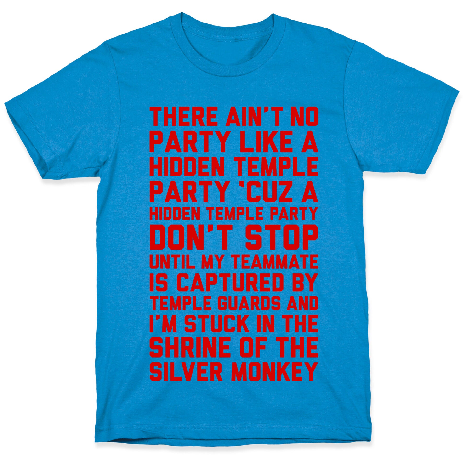 Ain't No Party Like A Hidden Temple Party T-Shirt