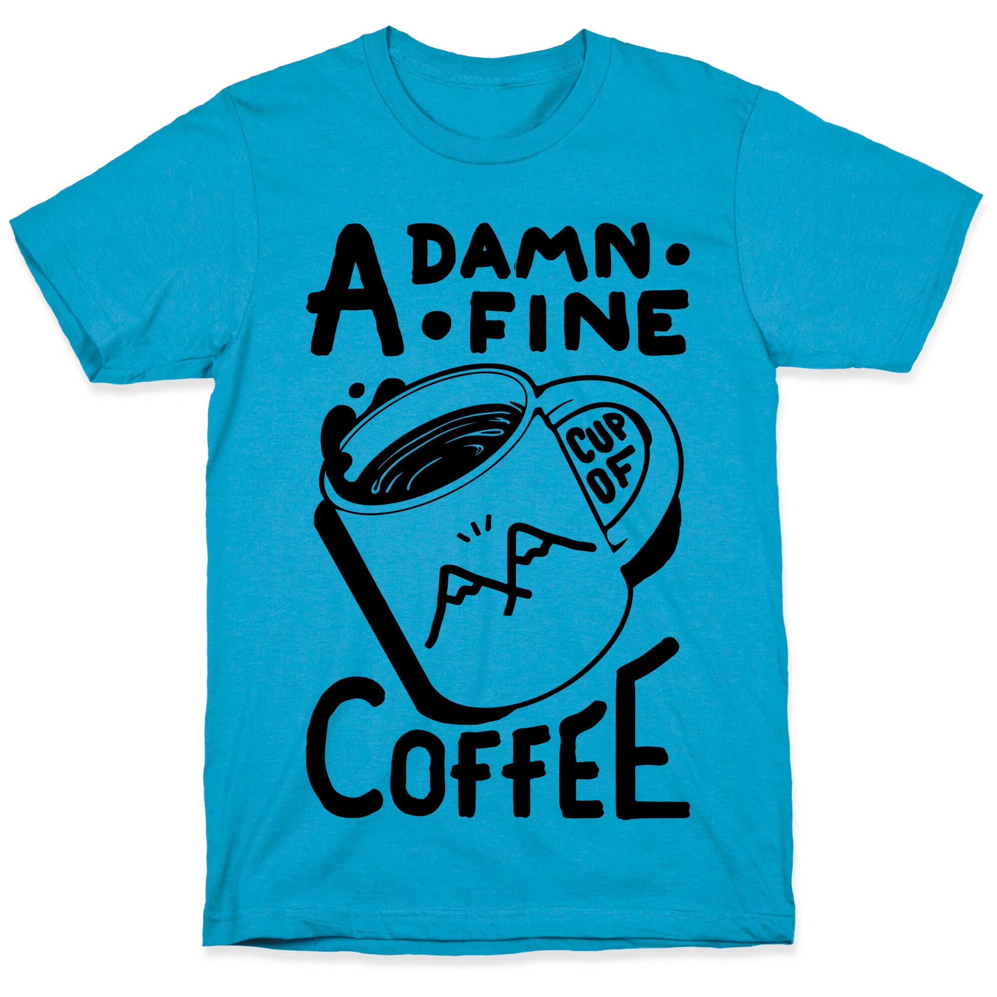 Twin Peaks Quote A Damn Fine Cup Of Coffee Unisex Triblend Tee