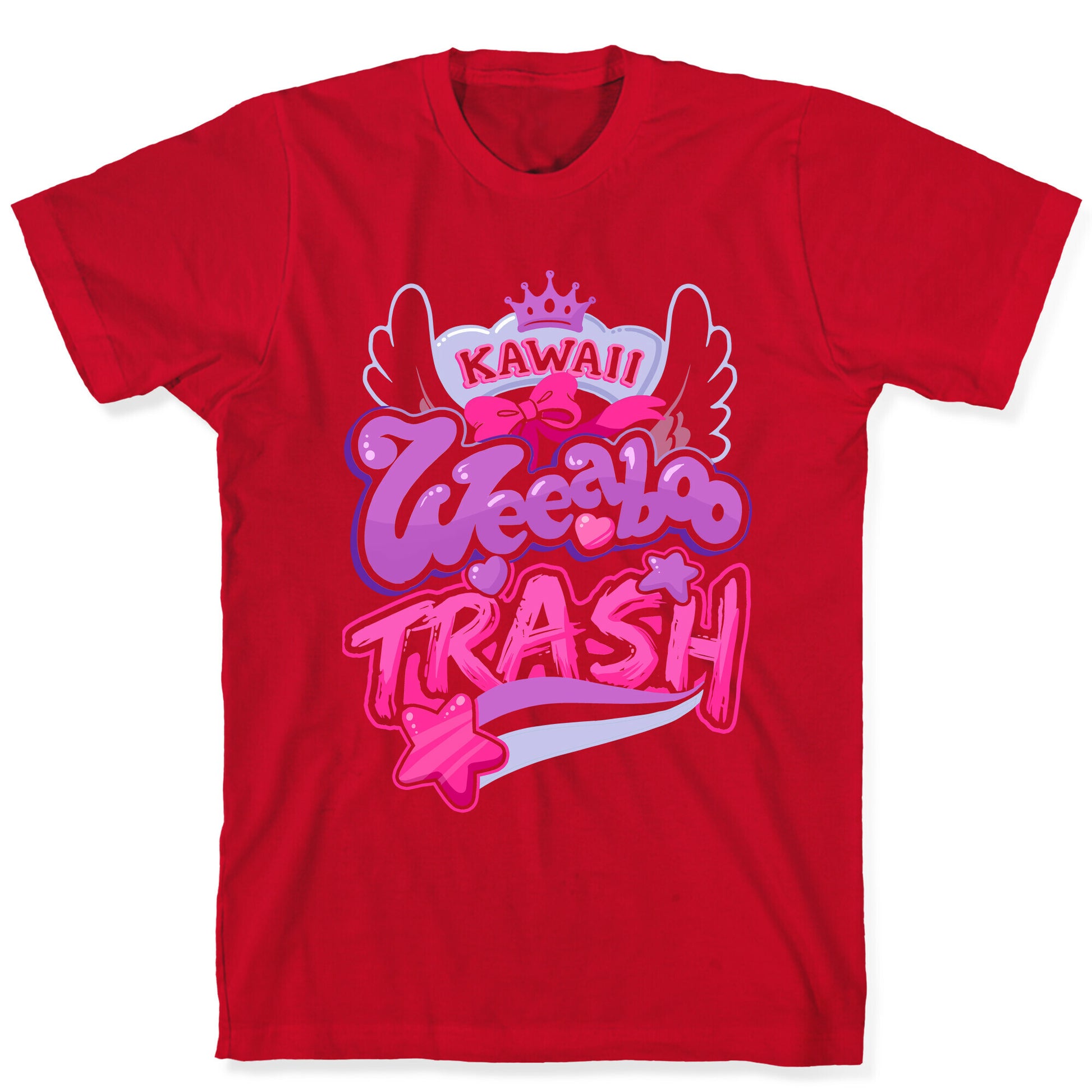 Kawaii Weeaboo Trash Anime Logo T-Shirt