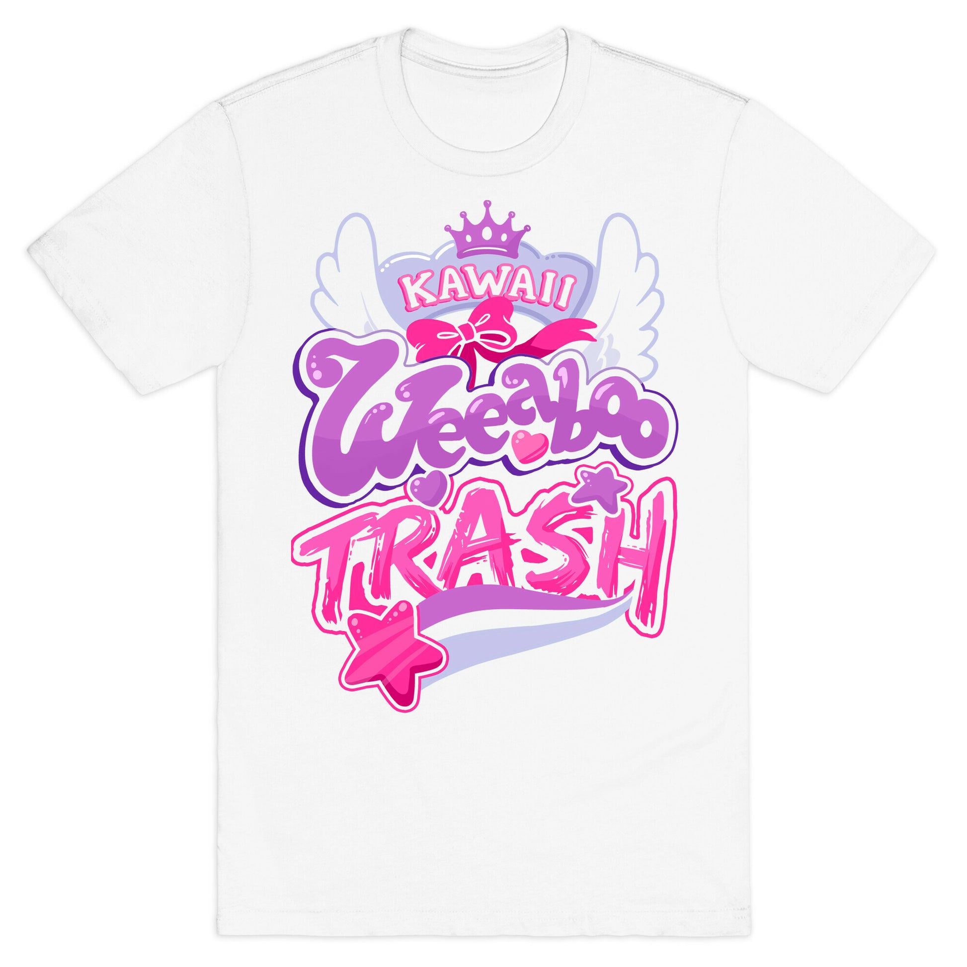 Kawaii Weeaboo Trash Anime Logo T-Shirt