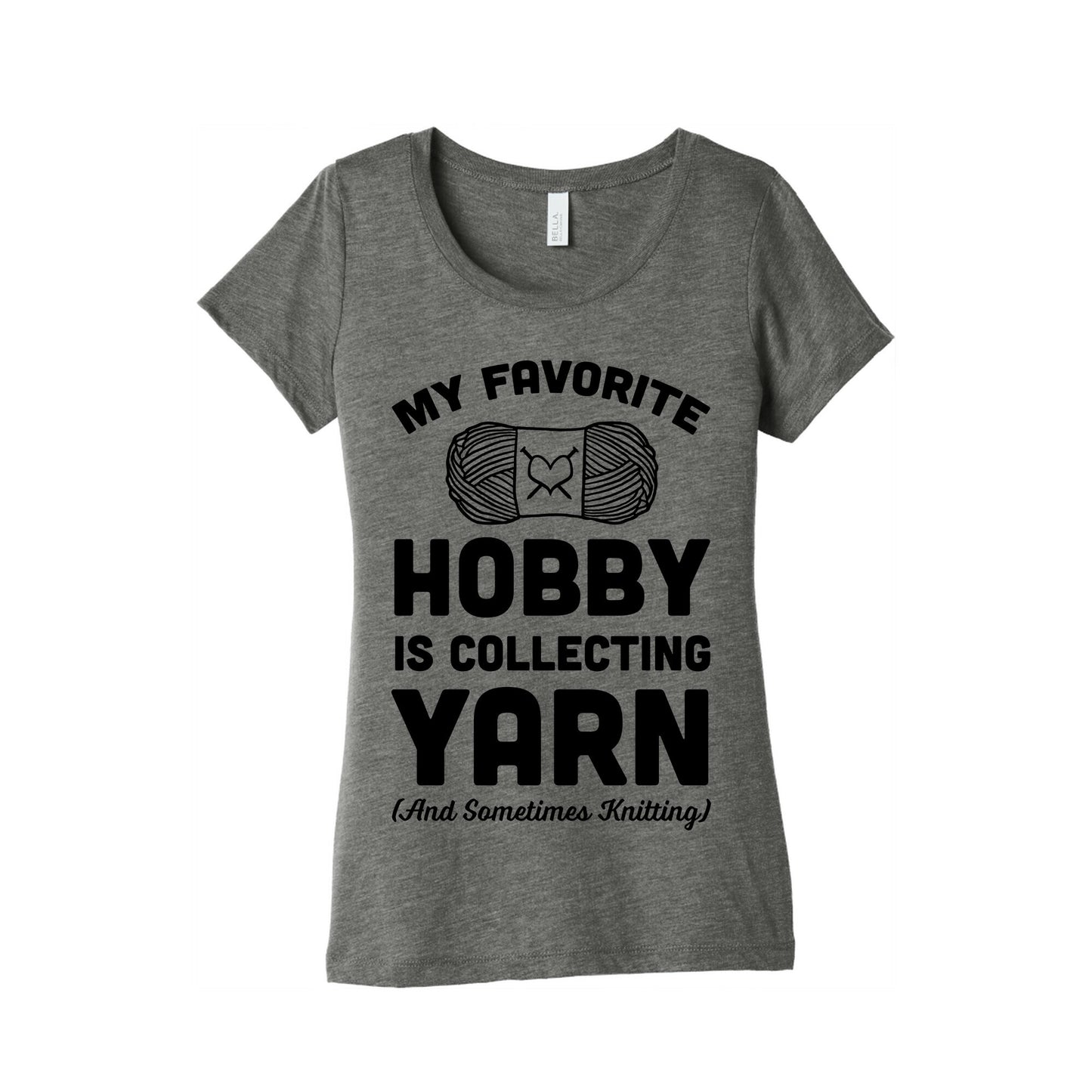 My Favorite Hobby Is Collecting Yarn Women's Triblend Tee