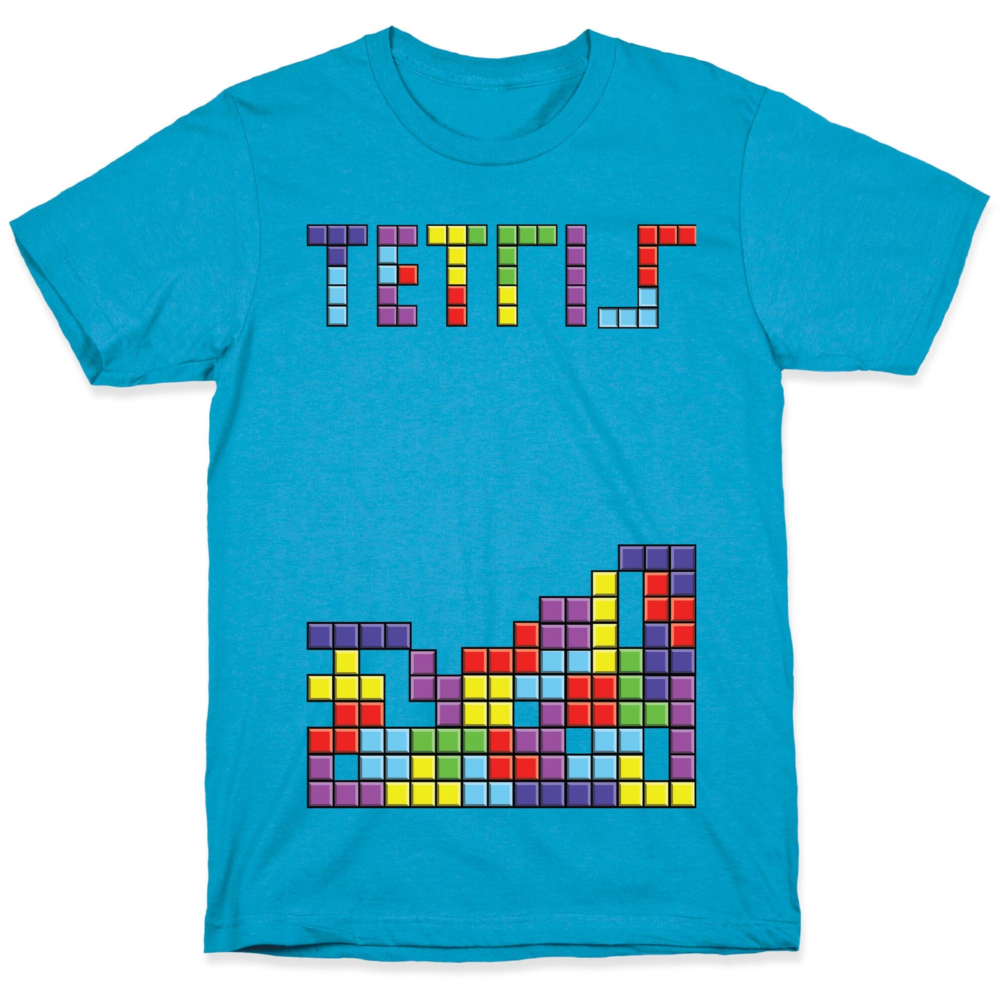 Tetris: Best Game Of All TIme Unisex Triblend Tee
