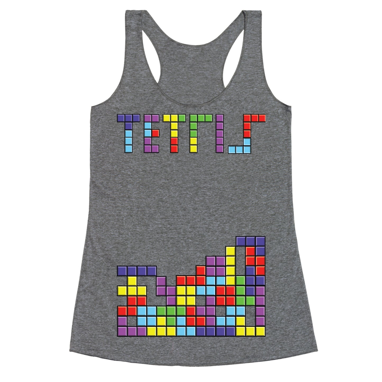 Tetris: Best Game Of All TIme Racerback Tank