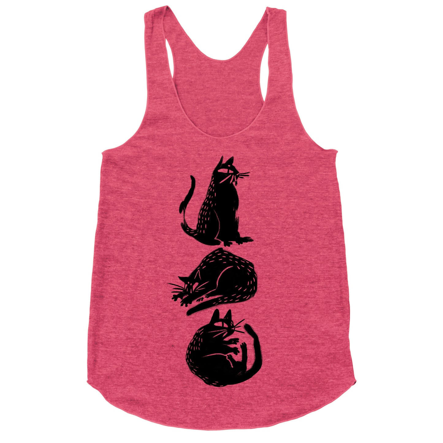 Cat Shapes Racerback Tank