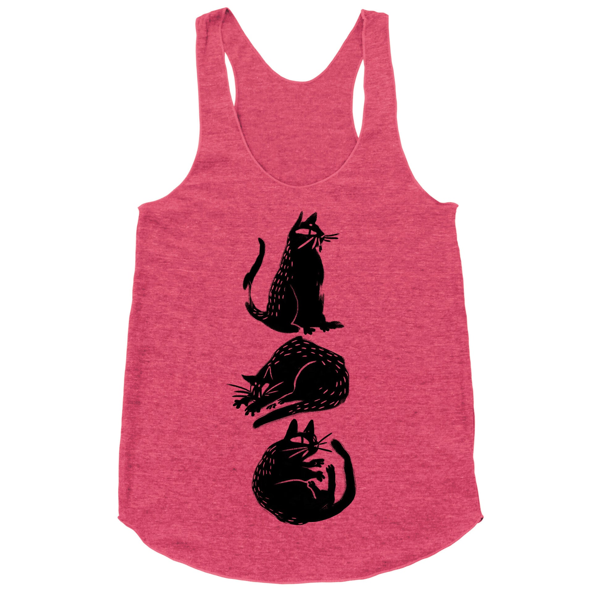 Cat Shapes Racerback Tank