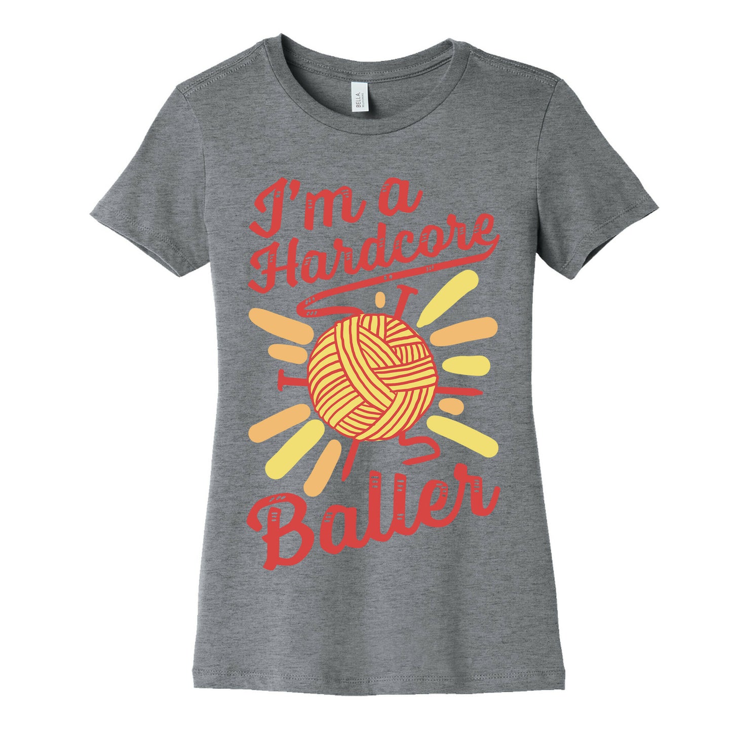 I'm a Hardcore Baller Women's Cotton Tee