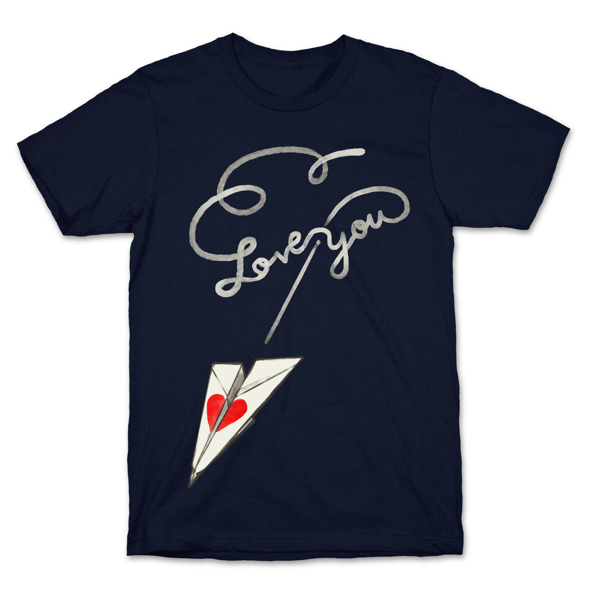 Love Letter Paper Airplane T-Shirt