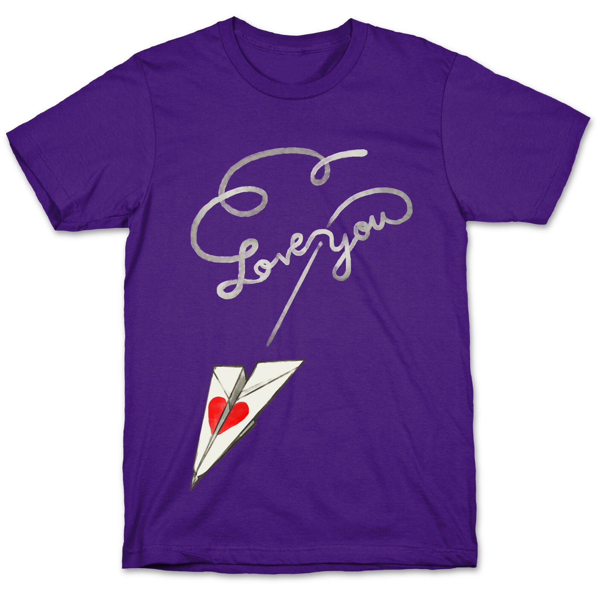 Love Letter Paper Airplane T-Shirt