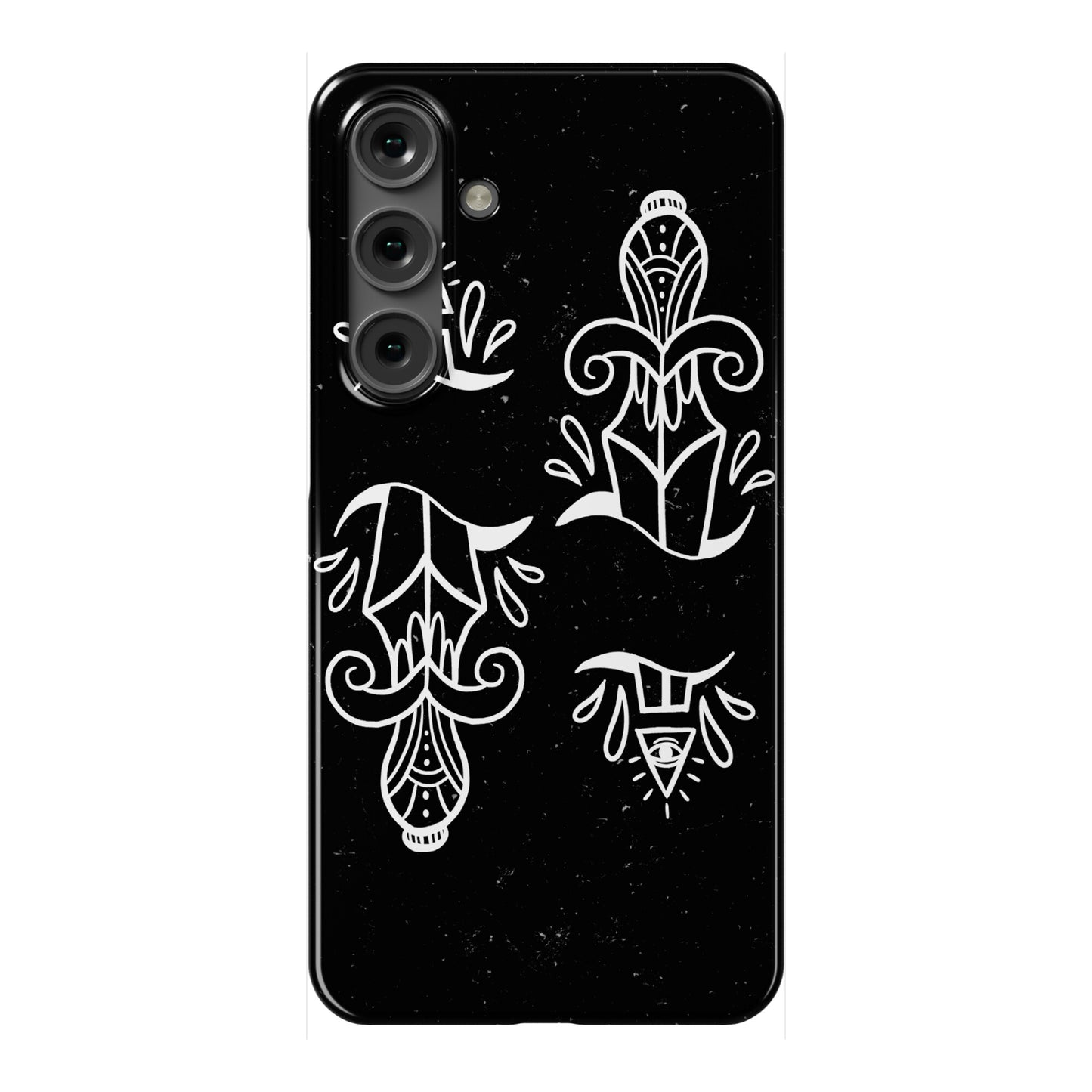 Illuminati Tattoo Daggers Phone Case
