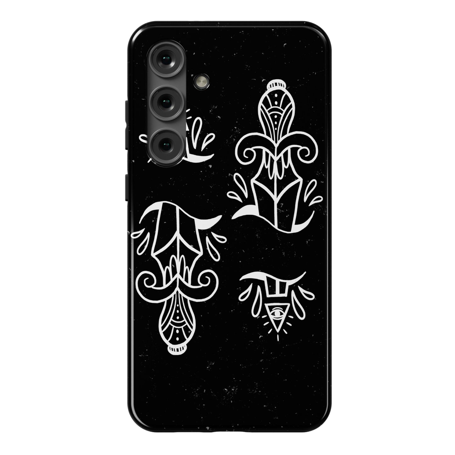 Illuminati Tattoo Daggers Phone Case