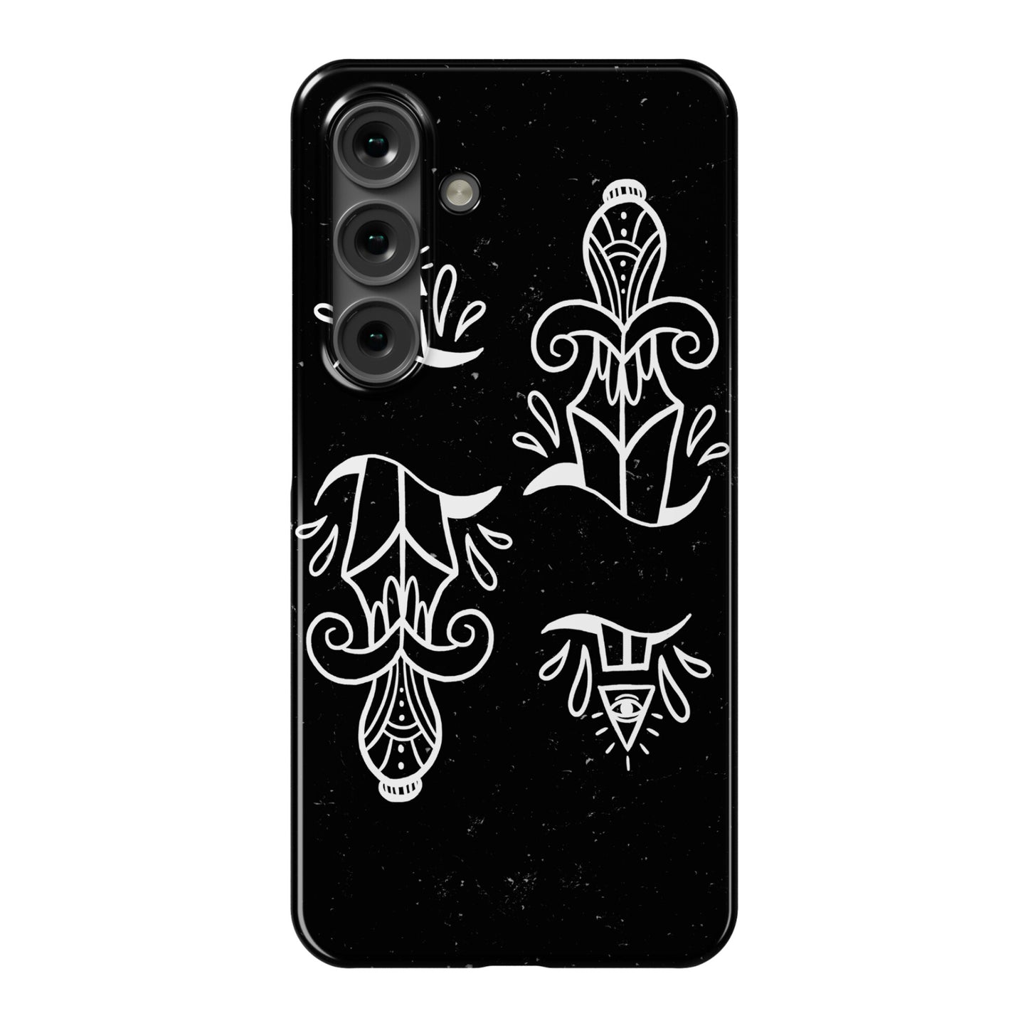 Illuminati Tattoo Daggers Phone Case