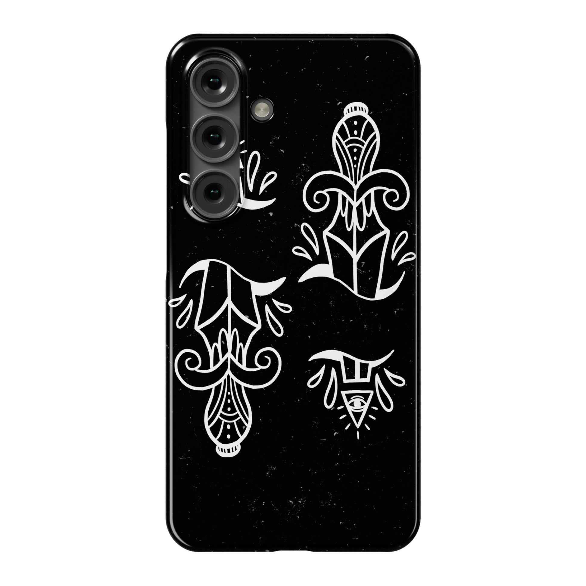 Illuminati Tattoo Daggers Phone Case