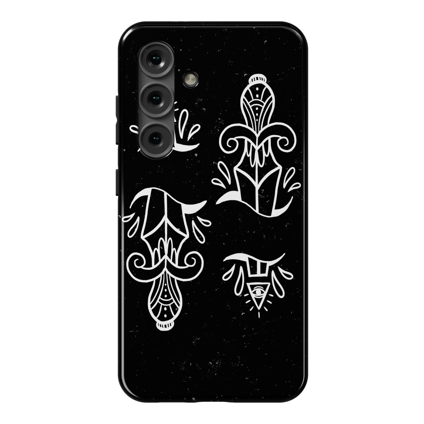 Illuminati Tattoo Daggers Phone Case