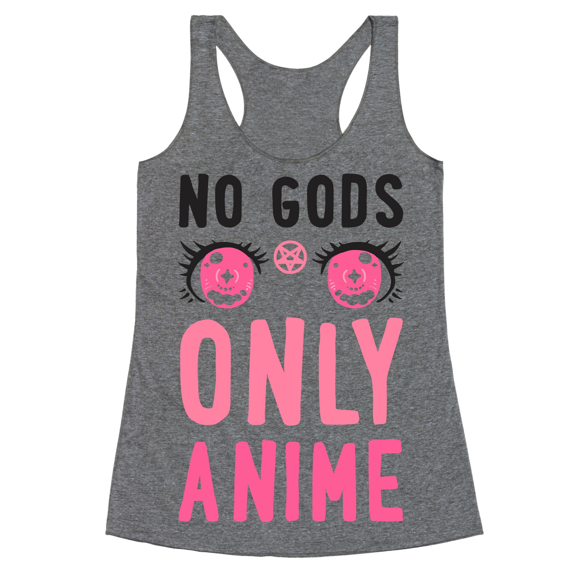 No Gods Only Anime Racerback Tank