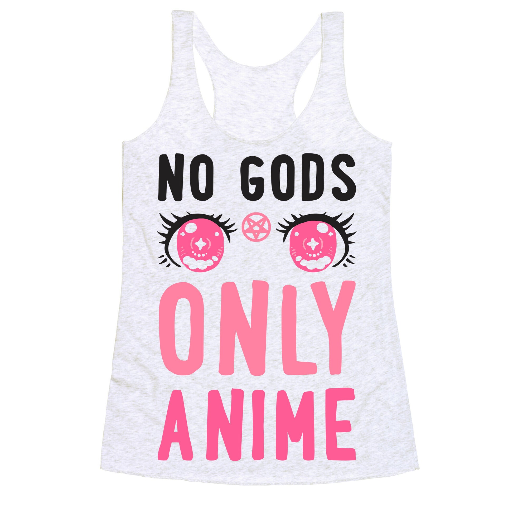 No Gods Only Anime Racerback Tank