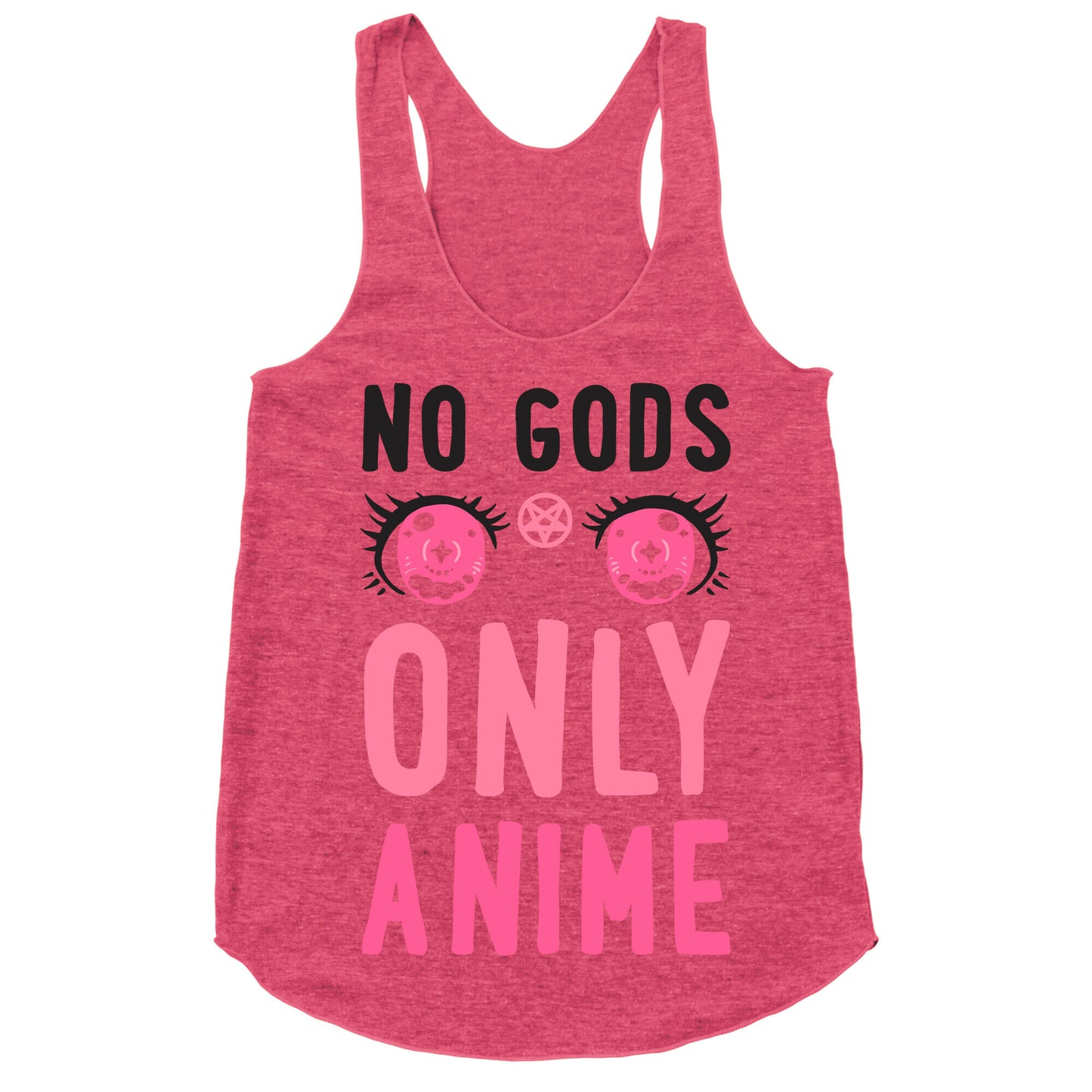 No Gods Only Anime Racerback Tank