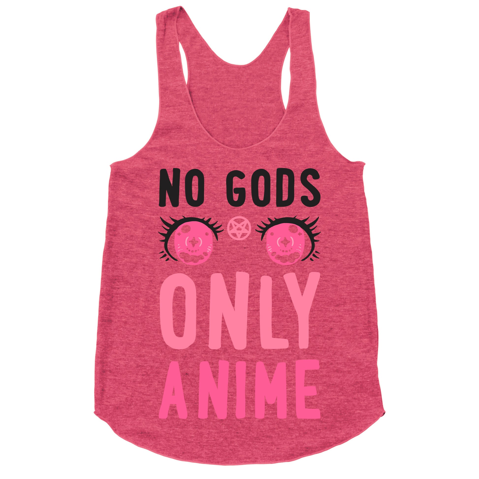 No Gods Only Anime Racerback Tank