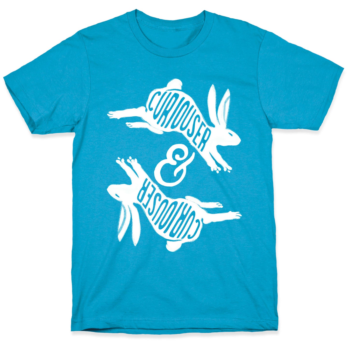 Curiouser And Curiouser Unisex Triblend Tee