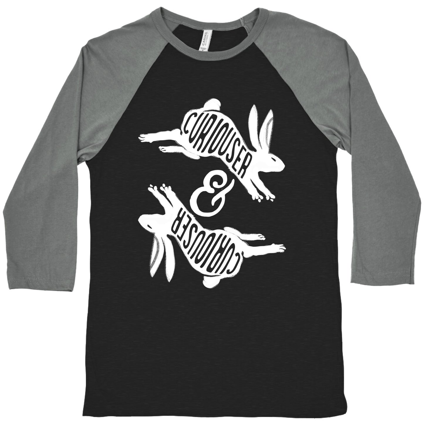 Curiouser And Curiouser Baseball Tee