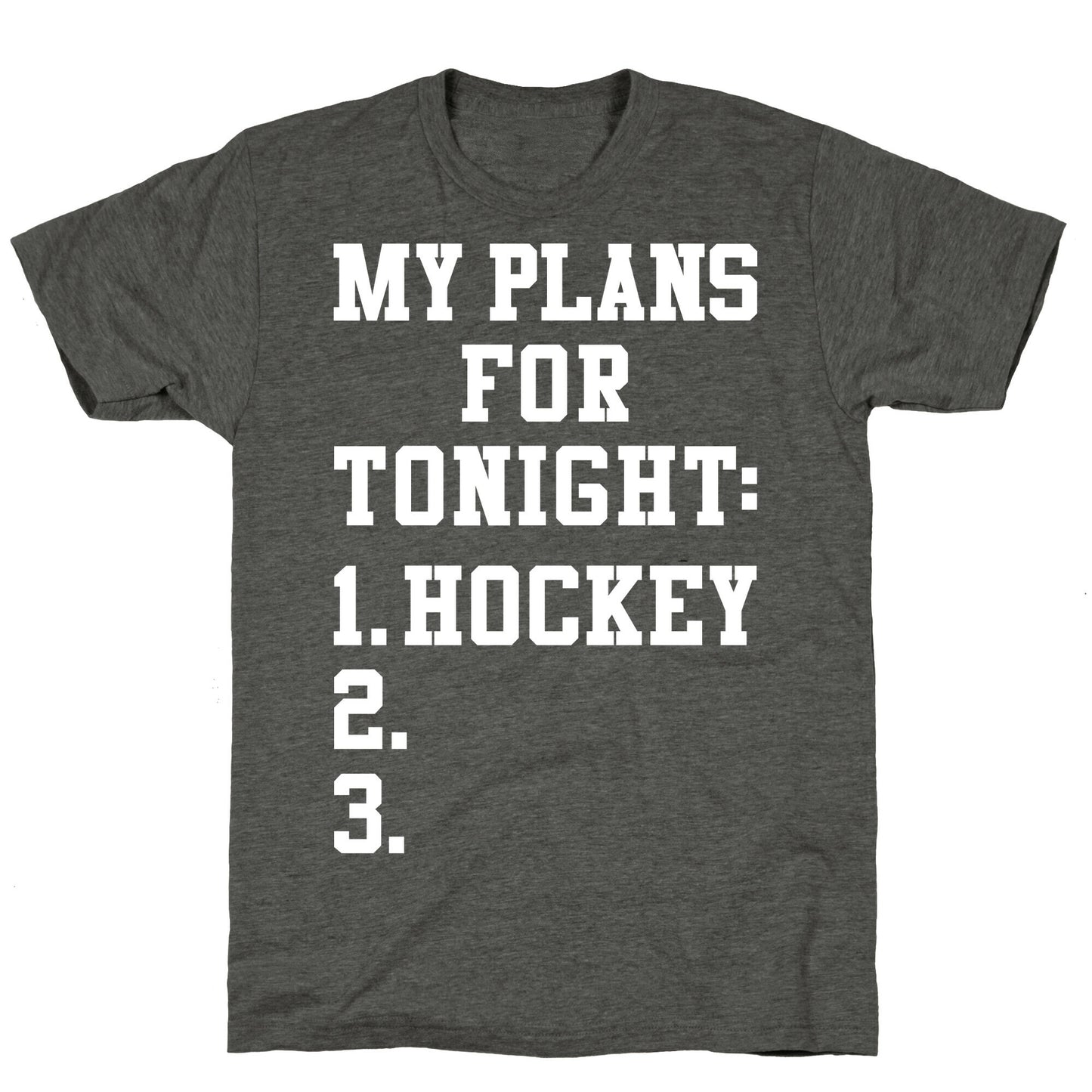 Hockey Plans Unisex Triblend Tee