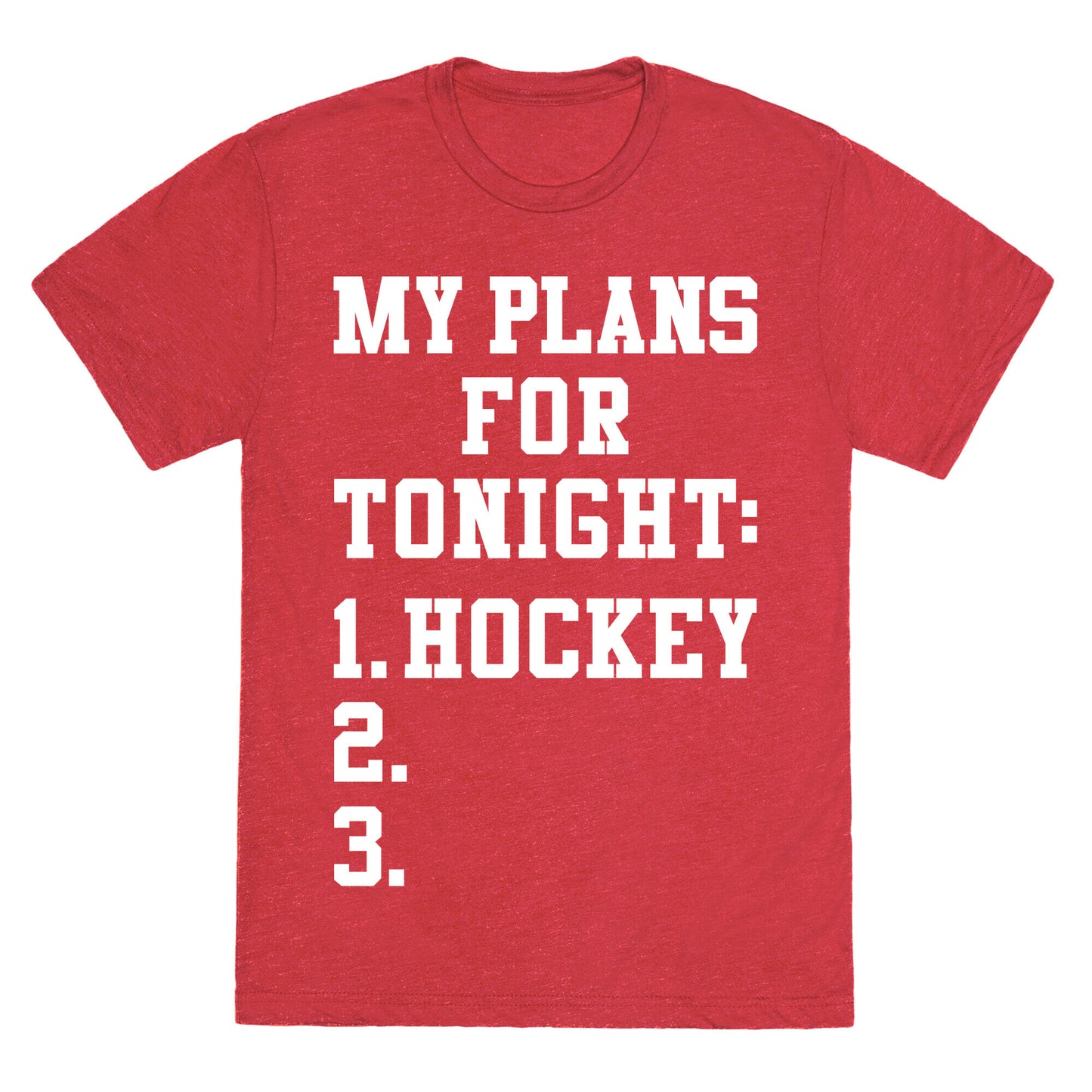 Hockey Plans Unisex Triblend Tee