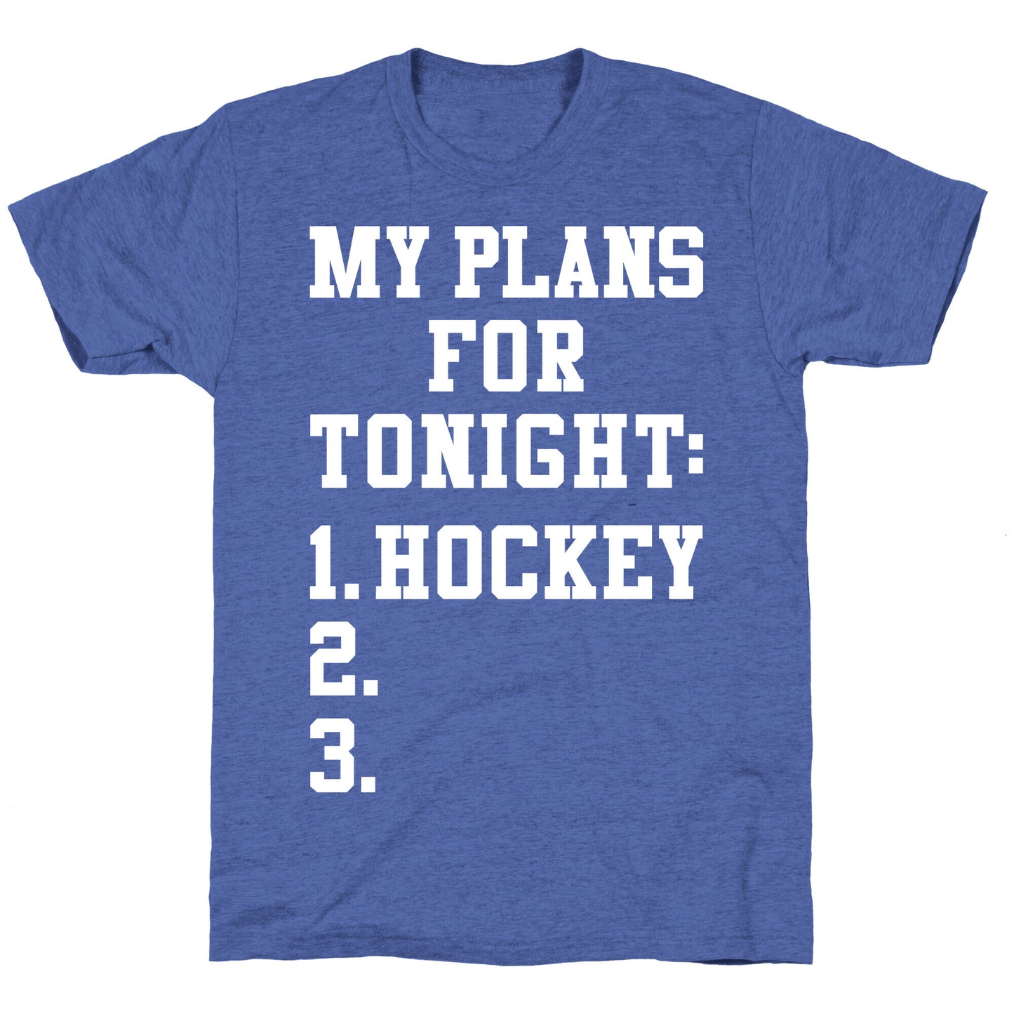 Hockey Plans Unisex Triblend Tee