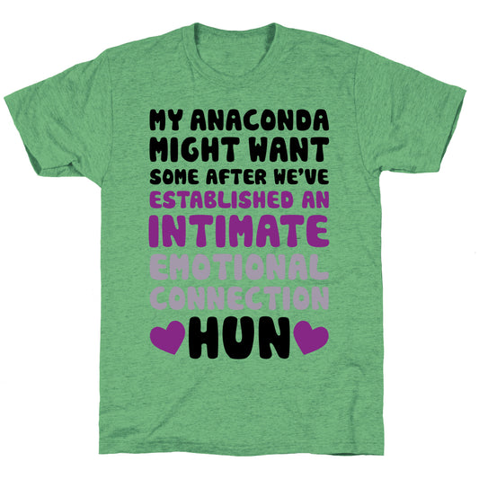 My Anaconda Might Want Some Unisex Triblend Tee