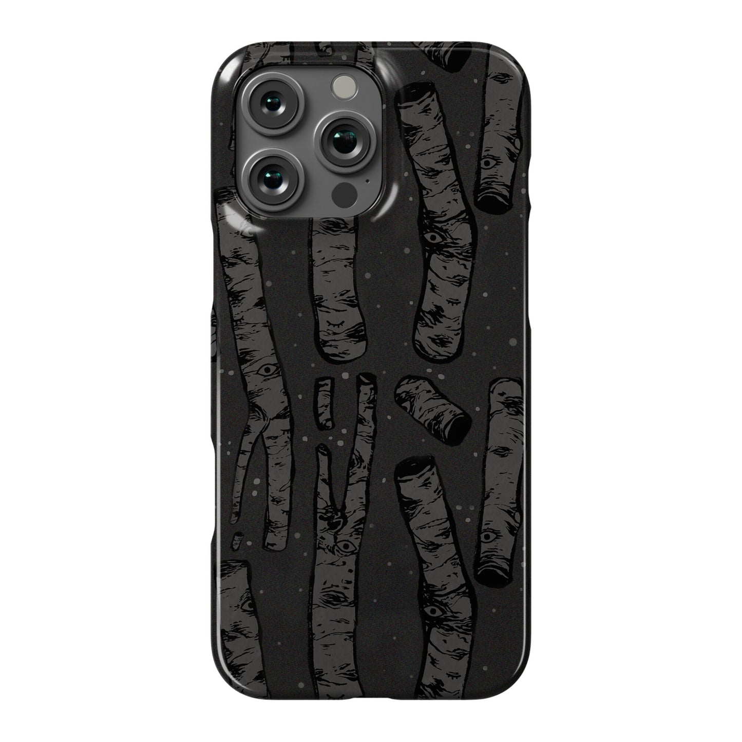Birch Trees and Runes Phone Case