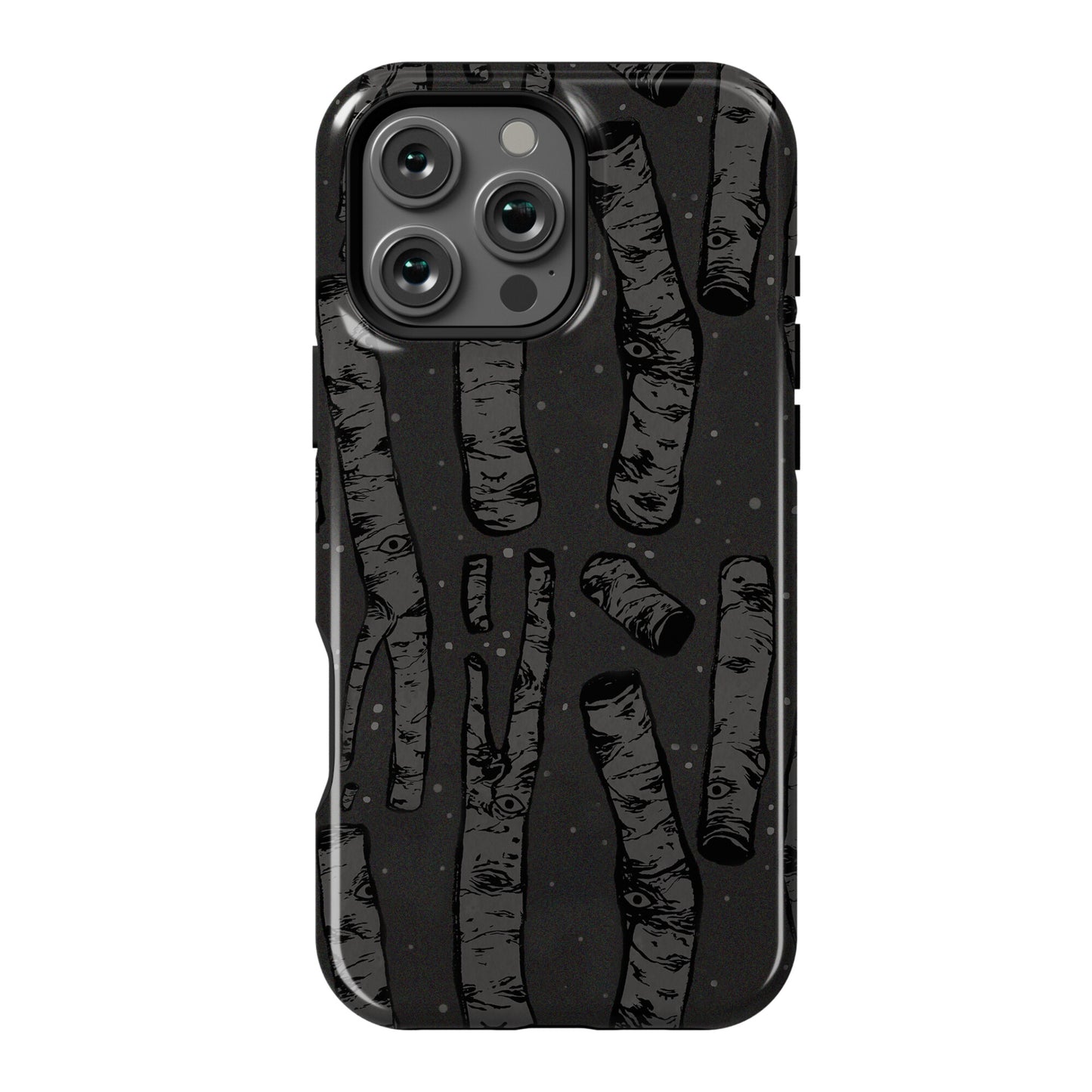 Birch Trees and Runes Phone Case