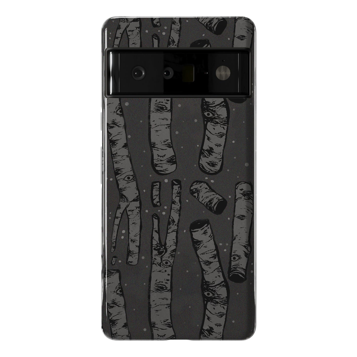 Birch Trees and Runes Phone Case
