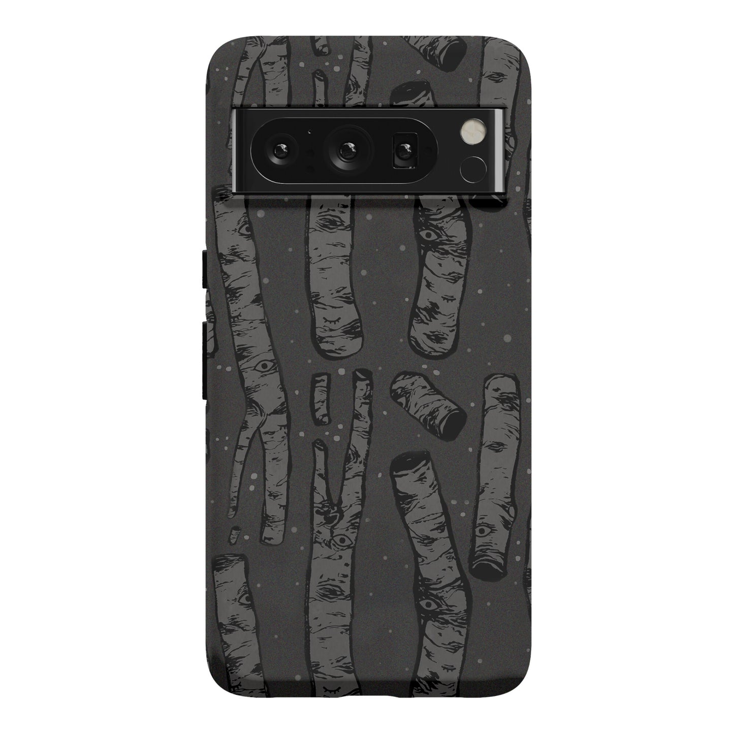Birch Trees and Runes Phone Case