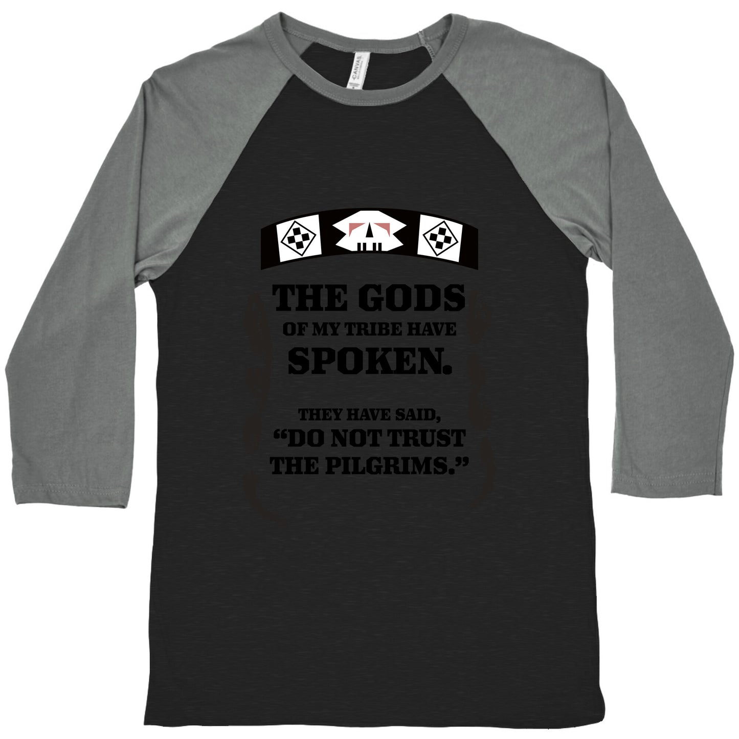 Addams Thanksgiving Baseball Tee