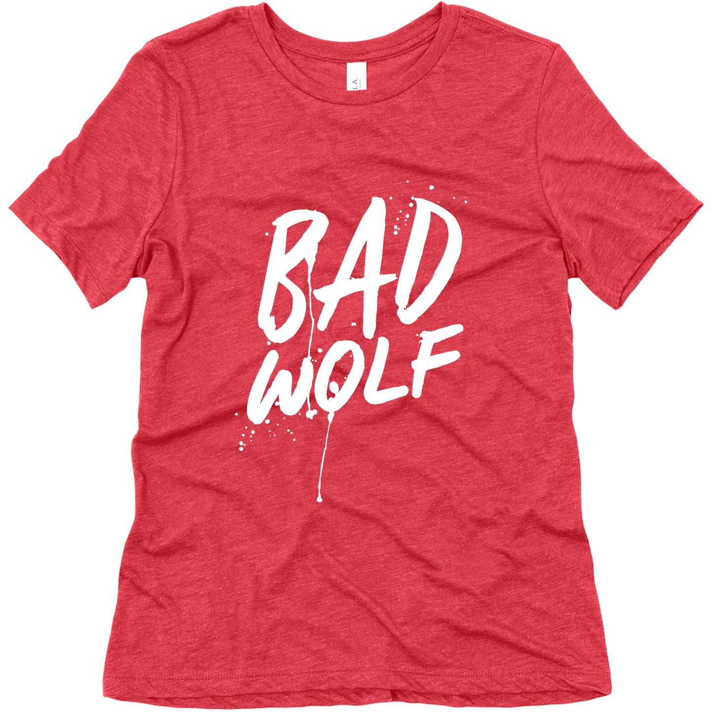 Doctor Who Bad Wolf Womens Triblend Tee