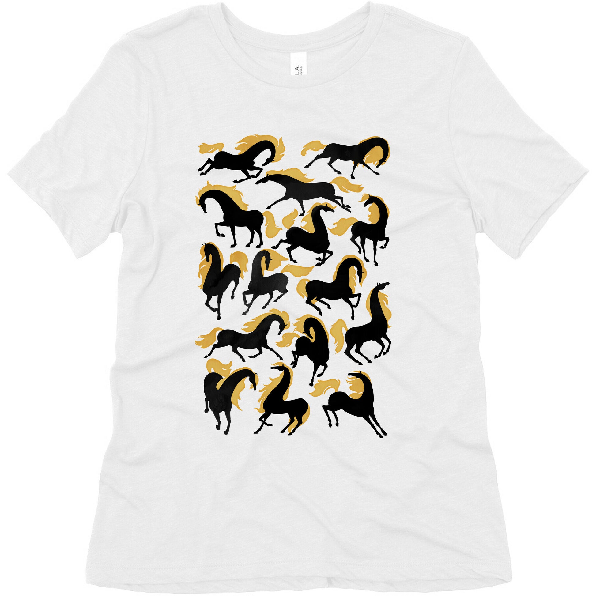 Fiery Wild Horses Women's Triblend Tee