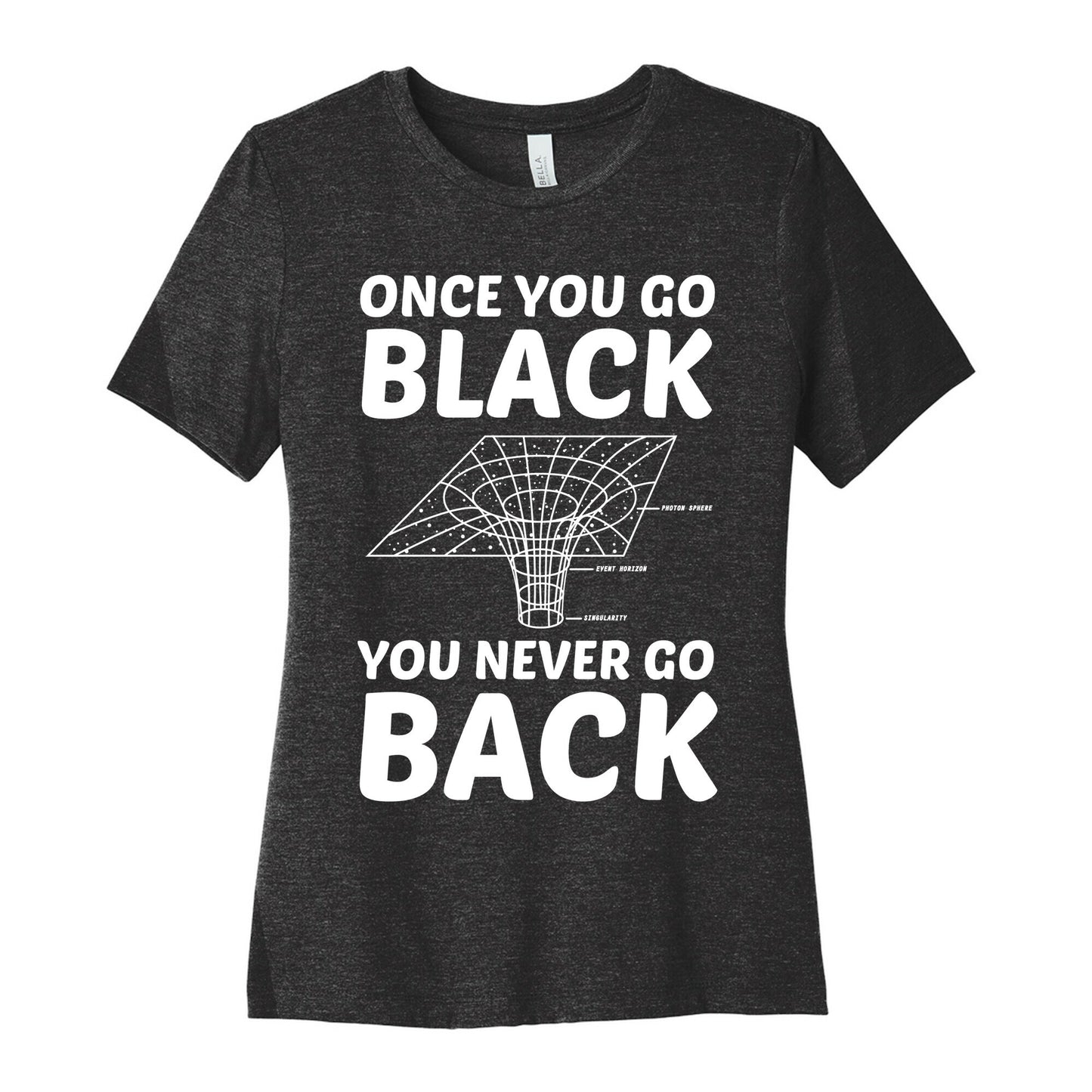 Once You Go Black You Never Go Back Women's Cotton Tee