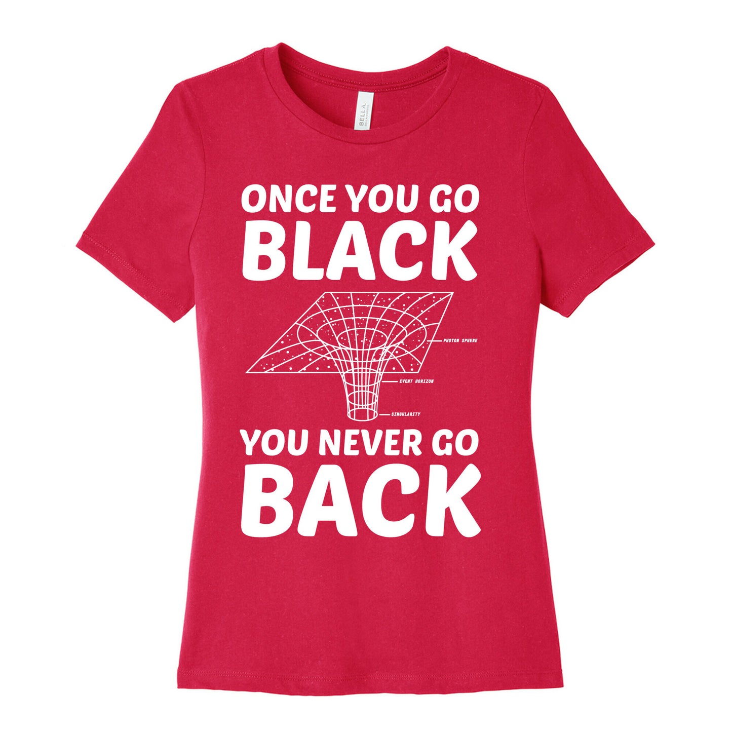 Once You Go Black You Never Go Back Women's Cotton Tee