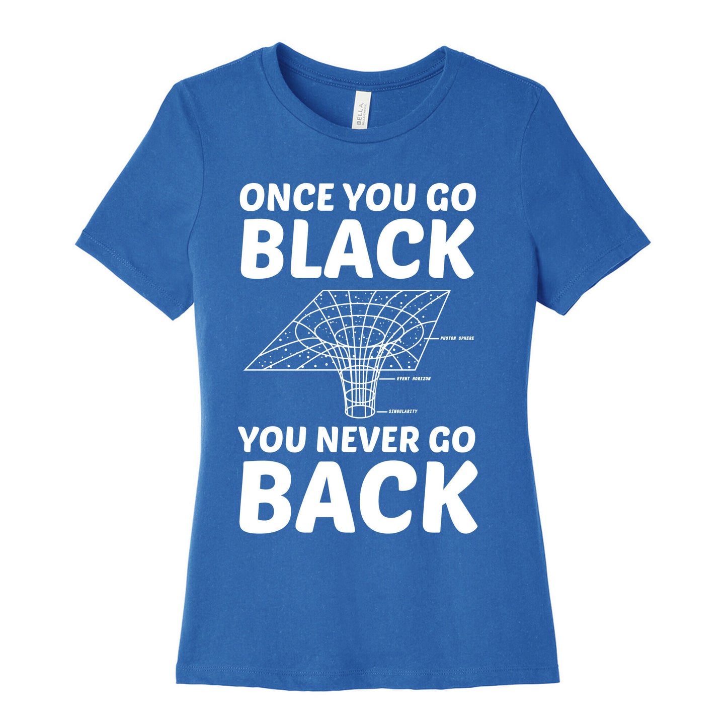 Once You Go Black You Never Go Back Women's Cotton Tee
